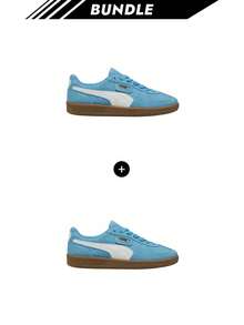 Puma [حزمة] أحذية رياضية بوما باليرمو للرجال زرقاء 396463 X 2 - أزرق + أزرق - مشاهدة 1