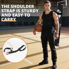 Portable Basketball Footwork Training Mat,Non-Slip Footwork Agility Mat For All Basketball Enthusiasts,Durable Basketball Footwork Training Equipment Suitable For All Ages, Effectively Enhancing Speed, Strength, And Coordination. - D - View 3