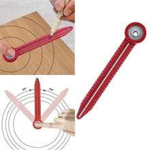 Woodworking Marking Tool, Woodworking Drawing Compass, Aluminum Alloy Drawing Tool Hole Ruler, High-Precision Woodworking Marking Gauge, Concentric Axis Design And Painting, Engineering Decoration Hole Ruler, Marking Measurement Tool - 1pc - View 3