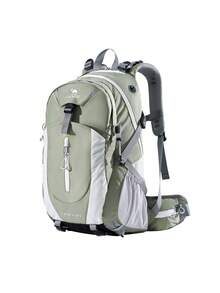 CAMEL CROWN Large Capacity Lightweight Outdoor Hiking Backpack, Professional Mountaineering & Hiking Gear Backpack, Suitable For Climbing, Sports & Travel - Gray Bean Green - View 1