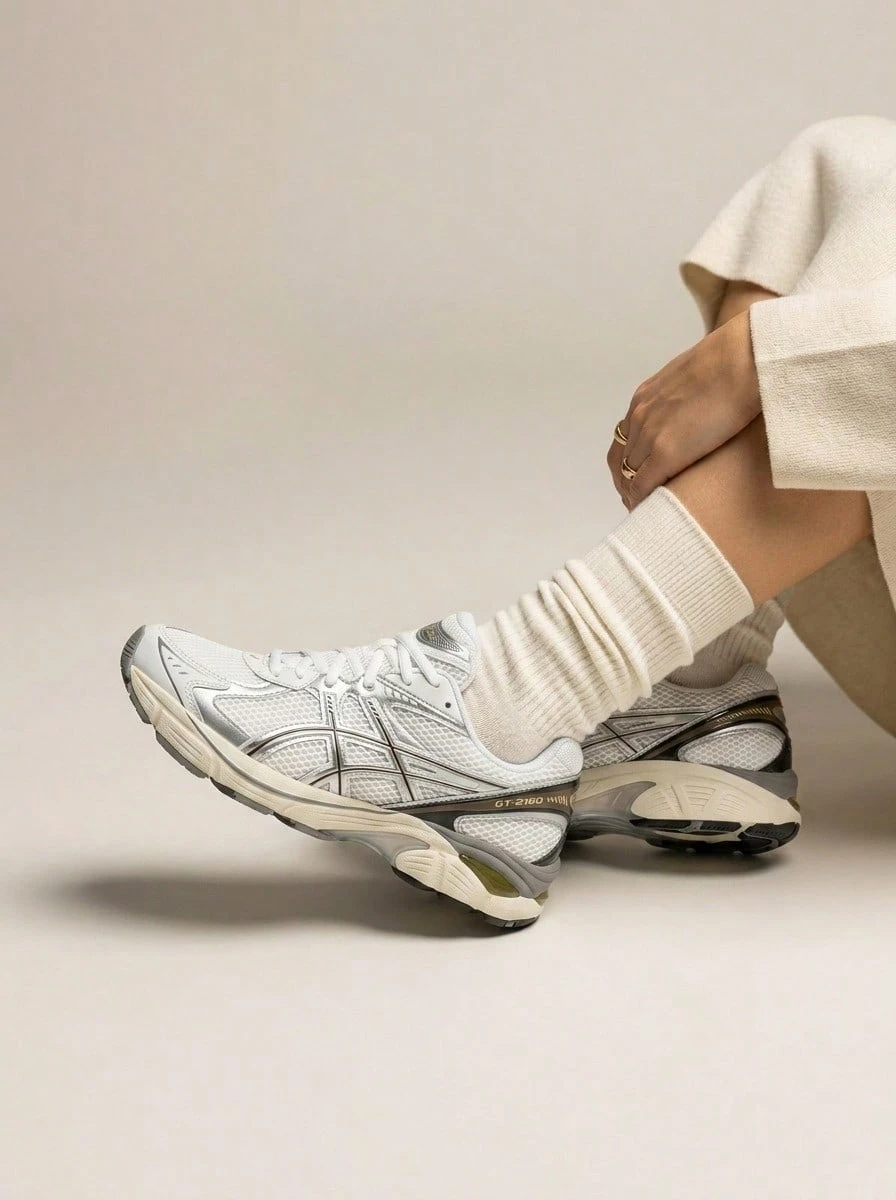 Asics Gt-2160 Unisex Sneakers White / Soft Yellow 1203A275-111 - 白色 - 查看 1