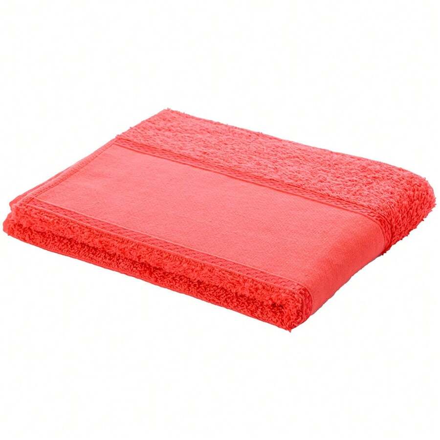 Kit Of 3 Arteira Russian Point Face Towels For Machine Embroidery 100% Cotton - 紅色 - 查看 1