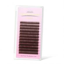 L Curl Brown Cat Eye False Eyelashes, Dark Brown/Medium Brown/Black Brown, Soft Natural Lightweight, 0.05 0.07 Faux Mink Fur, Brown Fine Eyelash Clusters, Makeup Eyelash Extensions, Voluminous Eyelash Extensions - Suitable For Beginners, Parties, Holiday Eye Makeup - L - View 15