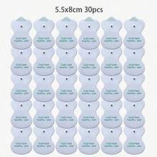 100pcs 5.5 X 8cm Self-Adhesive Electrode Pads For Electric Massager Replacement - Multicolor - View 12