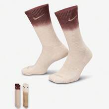 Nike Everyday Plus Brand Logo Comfortable Quick-Drying Sports Casual Mid-Calf Socks, Unisex, 2-Pair Pack, Multiple Colors - Multicolor - View 2