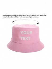 Customizable Bucket Hat, Provide Your Pattern And Text To Create Unique Personalized Headwear, Vintage Casual Unisex Fashion, Ideal Gift For Her - Multicolor - View 8