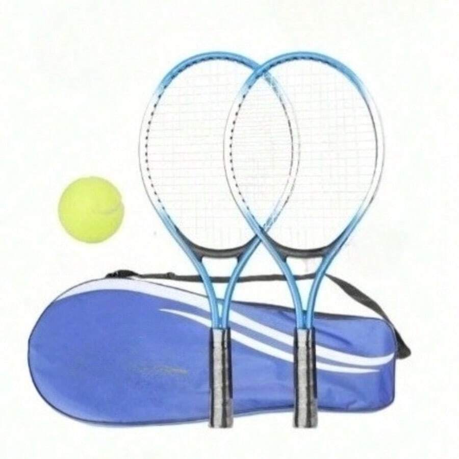 XISIYUJZ 1 Set Boys & Girls Tennis Racket Set, Includes Lightweight Racket, Ball And Storage Bag, Suitable For Outdoor Play And Beginners (Tennis Bag Style Random) - Multicolor - View 1