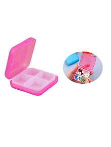Portable Bear Pill Box, Cute Bear Design Pill Storage Box With Sealed Compartments, Large Capacity For Daily Medication, Suitable For Home Use And Travel Storage - Multicolor - View 9