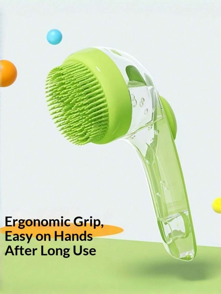 1件寵物洗澡刷，易起泡，適用於貓狗