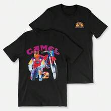 Nuova maglietta vintage 2026 con stampa di sigarette auto, top vintage in cotone a maniche corte, abbigliamento casual streetwear oversize per donne e uomini - 7 - Visualizzare 2
