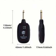 Audio Transmitter And Receiver Guitar System Guitar Transmitter And Receiver For Electric Guitar Wireless Pickup Wireless Transceiver - Black - View 11