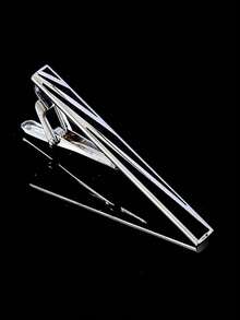 1/3/5 Pcs Tie Clips For Men, Classic Shiny & Glossy Tie Bar, Ideal For Father, Husband, Boyfriend, Business, Wedding, Tie Pins Set - Multicolor - View 7