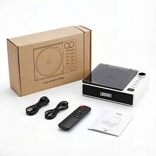 LOKMAT Portable CD Player/Bluetooth Speaker With AM/FM Radio, USB Port, AUX Input, Headphone Jack, Compatible With CD-R/W And MP3-CD, Stereo Sound, With Bass, AC/Battery Powered, Can Charge Mobile Phone - View 13