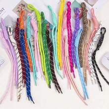 10/20pcs Y2K Multicolor Nylon Rope DIY Handmade Weaving Set, Sturdy Lightweight Durable Phone Lanyard, Keychain And Backpack Decoration Materials, Handmade Craft Accessories, Wedding Favor Gift, Summer Beach Charm Hollow Out Clogs Accessories - Color Mixing - View 10