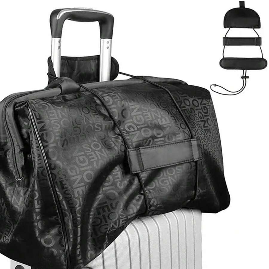 1PC-Elastic Stretch Strap For Securing Luggage, Adjustable Design Suitable For Travel Bags And Suitcases. Luggage Fixing Binding Strap, Suitcase Packing Belt, Luggage Rope, Backpack Strap, Urban Minimalist, Storage Supplies. - Multicolor - View 1