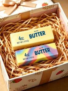 2pcs Slow Rebound Butter & Hawaiian Bun Stress Relief Toys - Sensory Desk Anxiety Relief Toys, Soft & Squishy Therapeutic Cream Mud - Soothing & Soft, Relieves Anxiety, ADHD And Stress, Suitable As Mother's Day Gift, Birthday Party Gift, Gift For Women, Men, Mothers, Friends - Multicolor - View 4