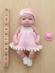 12.6 Inch Reborn Doll With Hat, Socks And Clothes, Halloween/Thanksgiving/Christmas Gift - Multicolor - View 3