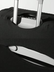 1pc Luggage Dust Cover Trolley Case Protective Cover Solid Color Travel Case Dust Cover Thickened Elastic Trolley Cover Wear Resistant, Luggage Cover - Multicolor - View 9