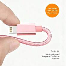 2 piezas Cable de carga rápida 3 en 1, compatible con iPhone, teléfonos con puerto Type-C, teléfonos Android. Cable de carga USB trenzado de nailon, cable de carga rápida universal USB a Lightning/Type-C/Micro USB, compatible con Samsung y otros teléfonos, cable de carga rápida USB, cable de carga rápida USB multifunción, cable de carga colorido Type-C/Micro - Multicolor - Ver 5