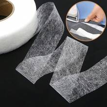 Double-Sided Adhesive Fabric Lining, Non-Woven Fabric Binding Tape, Suitable For Clothing Accessories, Curtains, Pants Hemming And Handicrafts, Easy To Use, No Sewing Or Ironing Required, Iron-On Patch For Clothing Repair - Multiple Styles - View 1