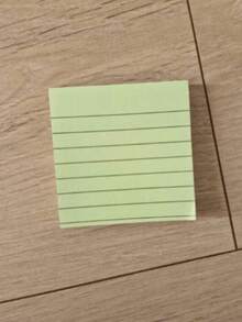100 Sheets Lined Sticky Notes, 4 Colors Available, Portable Student Notebook, Self-Adhesive Easy To Use, Suitable For Office, Home, School, 2 Sizes Available, Back To School Office Assistant - Multicolor - View 2