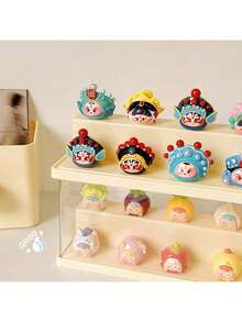 1pc Multi-Layer Acrylic Display Box, Suitable For Solid Color Dust-Proof Storage Rack And Desktop Organization, Also Suitable For Doll Collection (Transparent Display Box) Halloween, Christmas, Soft, Wedding, College Essentials, Autumn Decor, Pumpkin, Home Decor - Multicolor - View 5