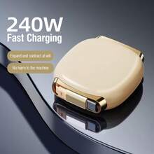 OIITH 240W(MAX) USB C 快充線，磁吸可伸縮 USB-C 充電線，磁吸配件自由伸縮雙 C-Type 線，可延伸 Lightning 充電線，多功能 USB C 線，相容 iPhone 17/16/15/1/13 Pro Max Pro，相容 、平板電腦，PD 快充 - 彩色 - 查看 12