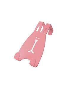 1/4pcs Cute Rabbit Over The Door Hook, Metal Door Hanger, No Drill Towel Clothes Hanging Rack, Nursery Room Storage Organizer - Multicolor - View 15