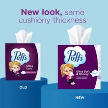 Buy One Get One Free 8pk/2pk Puffs Ultra Soft Thick Facial Tissues Cube Box Household Tissue Set Gentle Sturdy Disposable Face Tissues Skin Friendly Daily Home Bedroom Office Cleansing Paper Tissues For All Skin Types - 2pk - View 4