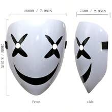 1pc Horror Mask, Holiday Full Face Mask, Masquerade Party Scary Funny Mask - Multicolor - View 5