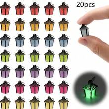 7-Color Glow-In-The-Dark Mini Light Micro Landscape Ornament, No Electricity Required Solid Resin Waterproof & Sun-Resistant, Healing Fairy Tale Style, Suitable For Garden Yard Balcony DIY Landscaping And Holiday Atmosphere Decoration Craft - A - View 13