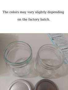 3pcs Glass Mason Jars, Glass Storage Jars With Airtight Lids, Suitable For Jam, Salad Dressing, Honey, Bath/Wedding Gifts, Kitchen Gadgets, Affordable Kitchen Accessories - Multicolor - View 6