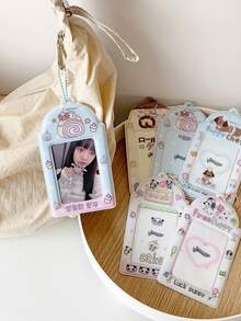 1 PC 3-Inch Pendant, Star Chasing Small Card Storage, Compact Card Holder, 3-Inch, Back To School, First Day Of School - Multicolor - View 8