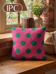 1/2pcs Polka Dot Print Pillowcase (Pillow Insert Not Included), Single-Sided Print, Soft & Breathable, Anti-Pilling, Skin-Friendly & Durable, 45*45/50*50/40*40CM, Home Decor, Suitable For All Seasons, Machine Washable, OEKO-TEX Certified - Multicolor - View 11