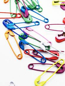 20 Pieces Of Creative Punk-Style Colorful Pin Decorative Ties For Suits, - Multicolor - View 4