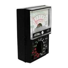 Adir 445 Analog Multimeter - 5 Function Electrical Tester - School And Workshop Instrument With Color Scales - Black - View 2