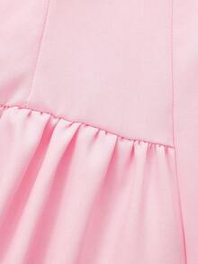 QUNGIGU Women's Thick Strap Sleeveless Maxi Dress, Flared Hem, Elegant Summer Dress, Suitable For Wedding Guests, Graduation Party - Pink - View 7