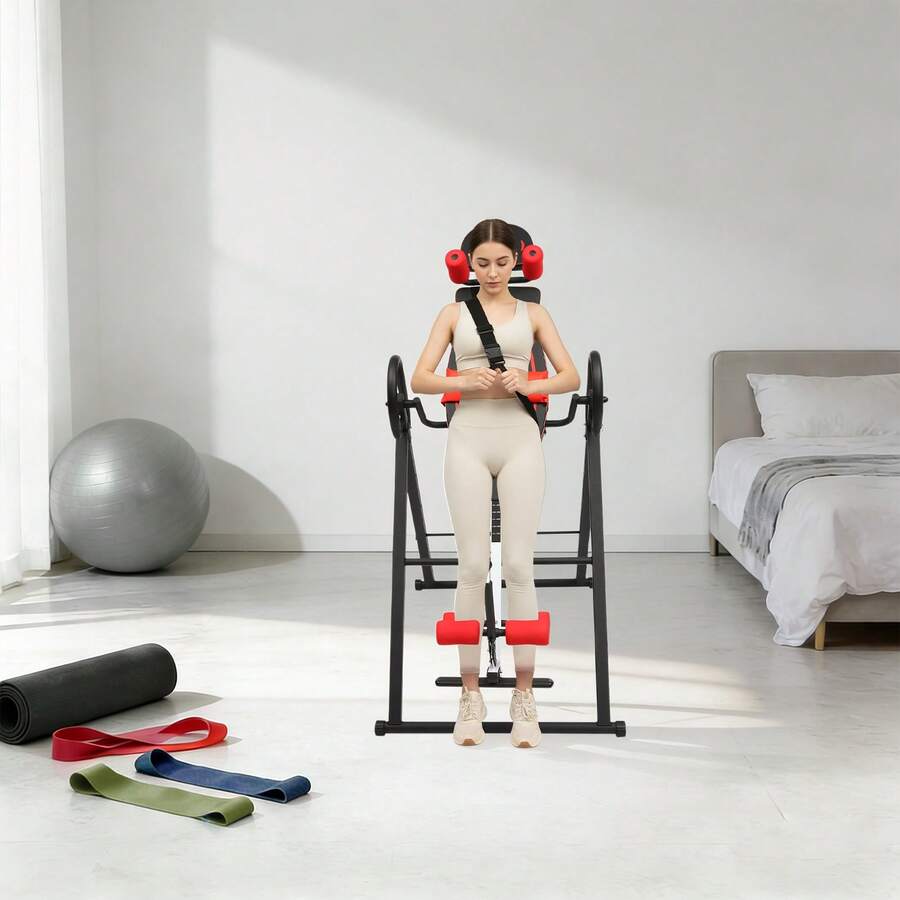 Extended Ankle Lock Handle Back Pain Relief Kit Inversion Table - 1PCS - View 1