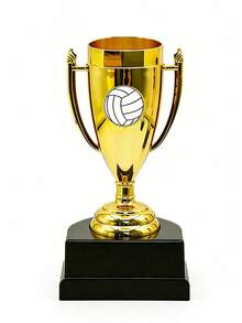 1/3/6pcs Large Size Creative Sports Competition Award Trophies, Plastic Trophies, Suitable For Party Gifts, Props, Rewards, Prizes, Applicable To Basketball/Football/Volleyball/Baseball/Softball Games For Teenagers And Adults, Classic Competitive Style, Suitable For Award Ceremonies, Graduation Celebrations, 2026 Theme Party Decorations - Multiple Styles - View 12