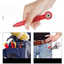 Woodworking Marking Tool, Woodworking Drawing Compass, Aluminum Alloy Drawing Tool Hole Ruler, High-Precision Woodworking Marking Gauge, Concentric Axis Design And Painting, Engineering Decoration Hole Ruler, Marking Measurement Tool - 1pc - View 12