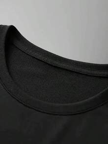 Men Sports Tees & Tanks - Black - View 4