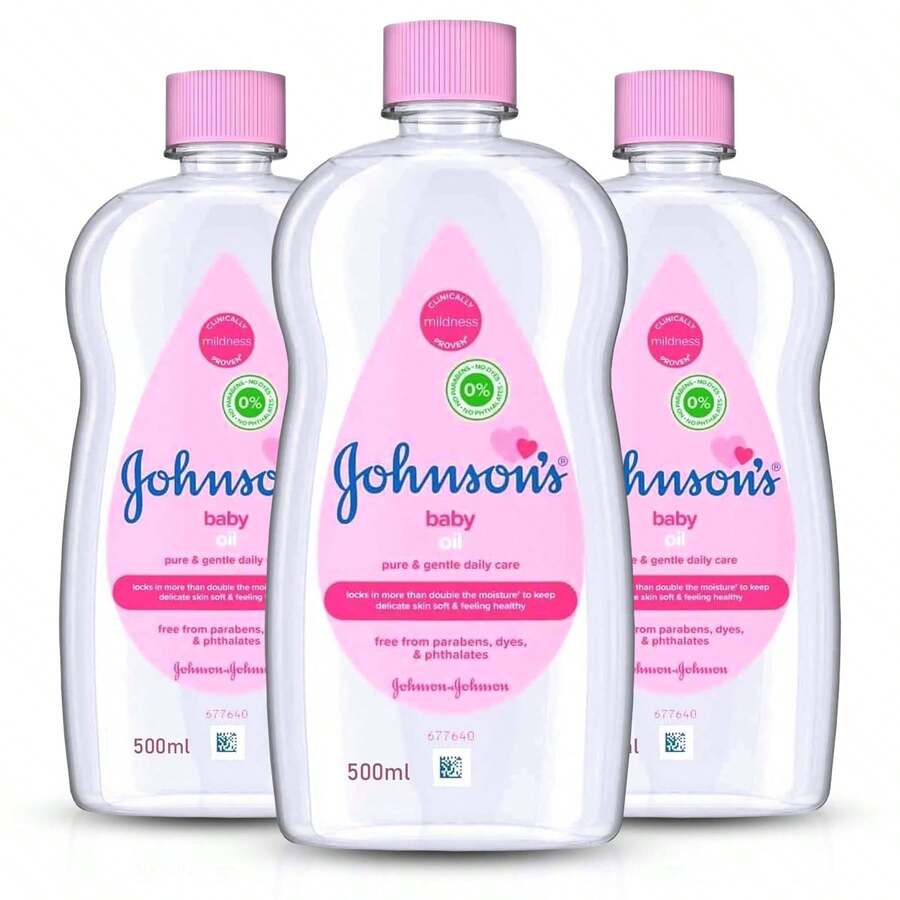 Johnson's Johnsons Baby Oil 500ml - Pack Of 3 - Citrus - View 1