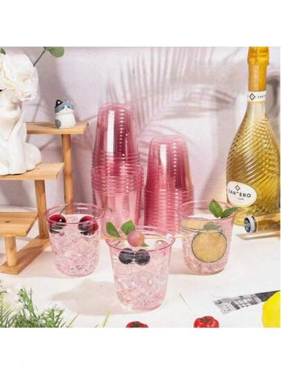 1/10/20pcs Reusable Acrylic Cups, Suitable For Hot And Cold Drinks, Coffee And Cold Beverages, Also Suitable For Outdoor Picnics, Birthday Parties And Daily Use, Multifunctional And Easy To Clean