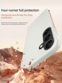 Galaxy S26 Ultra S25 Edge S24 S23 S22 Plus S21 S20 Ultra S20 Plus FE Note10 Note20 Ultra 適用超薄無框砂岩啞光硬殼手機保護套，防摔防震全鏡頭保護蓋 - 黑色 - 查看 10
