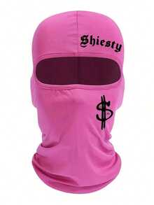 1/2/3Pcs Shiesty Letter & Dollar Sign Print Balaclava, Breathable Mesh Full Face Ski Mask, Hip Hop Streetwear Head Cover For Motorcycle Riding, Skateboarding & Daily Outfits - Multicolor - View 12