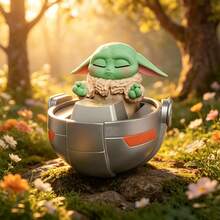 Miniso Kotak Buta Keycap Star Wars Grogu, Kerajinan PVC Halus, Ukiran Detail, Dekorasi Keyboard Mekanik & Ornamen Gantung Tas (Pengiriman Acak 1 Buah) - MultiWarna - View 5