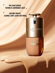 Clarins 雙效精華粉底液 2in1 混合粉底 #L6C（淺色調、強度 6、冷底色）30ml/1 Oz | 亮澤緞面妝感 | 中至高遮瑕 | 保持肌膚水潤舒適 | 減少細紋與皺紋外觀 - L6C - 查看 4