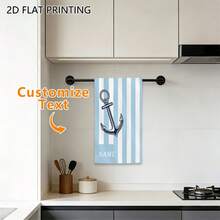 Custom Kitchen Towel = Rustic Style Fashionable Kitchen Towel, Customizable With Rustic Names And Plain Text Content, Custom Kitchen Towel, Essential Items For Rural Homes, Suitable For Daily Kitchen Use In Rural Families, Rustic Style Home Decoratio - Multicolor - View 7