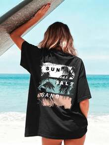 Grote maten T-shirts - Zwart - Bekijken 1