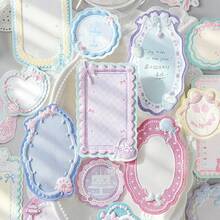 Lembar Memo Timbul – Seri "Lace Tribute": Desain Segar dan Feminin dengan Pola Renda yang Halus - Satu-Ukuran - View 1